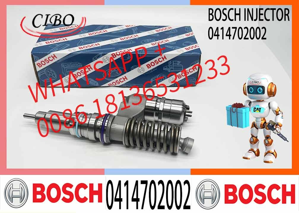 Genuine Diesel Common Rail Fuel Injector 0414702002, 3165869, 0414702017, 5236686, 5237146, 8113286, 3165874, 3964829