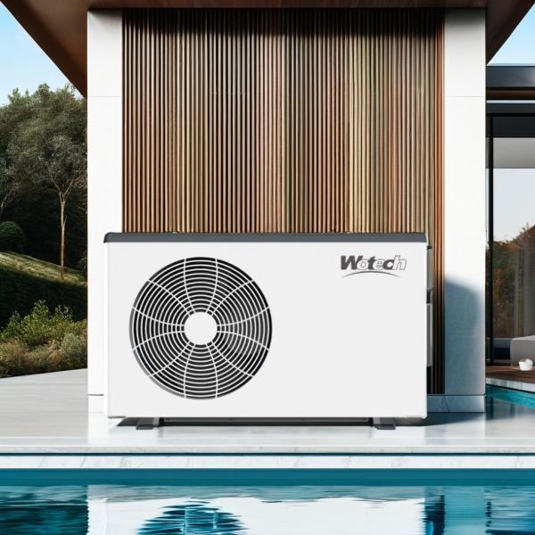 Super Silent Inverter R32 Swimming Pool Heat Pump Auto defrosting Titanium Heat