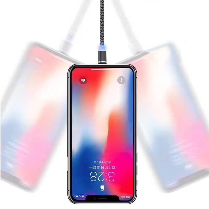3 In 1 Fast Charging Magnetic USB Cable Cell Phone Date Transfer