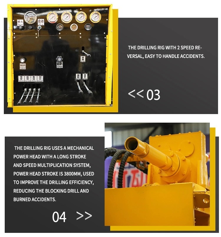 30T Winch Lifting Force Core Drill Rig Rope Core Drilling Machine