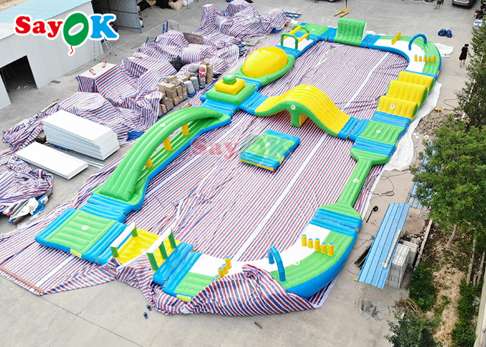 20x30m Inflatable Water Pool Obstacle Course Sport Games Digital Pringting
