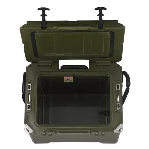 40L Rotomolded Coolers Ice Chest Box With Telescoping Handle Wheels