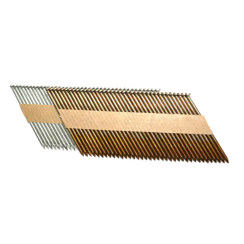 House Construction Collated Framing Nails Clipped D Head Strip 75mm 3.1mm 33 Degree