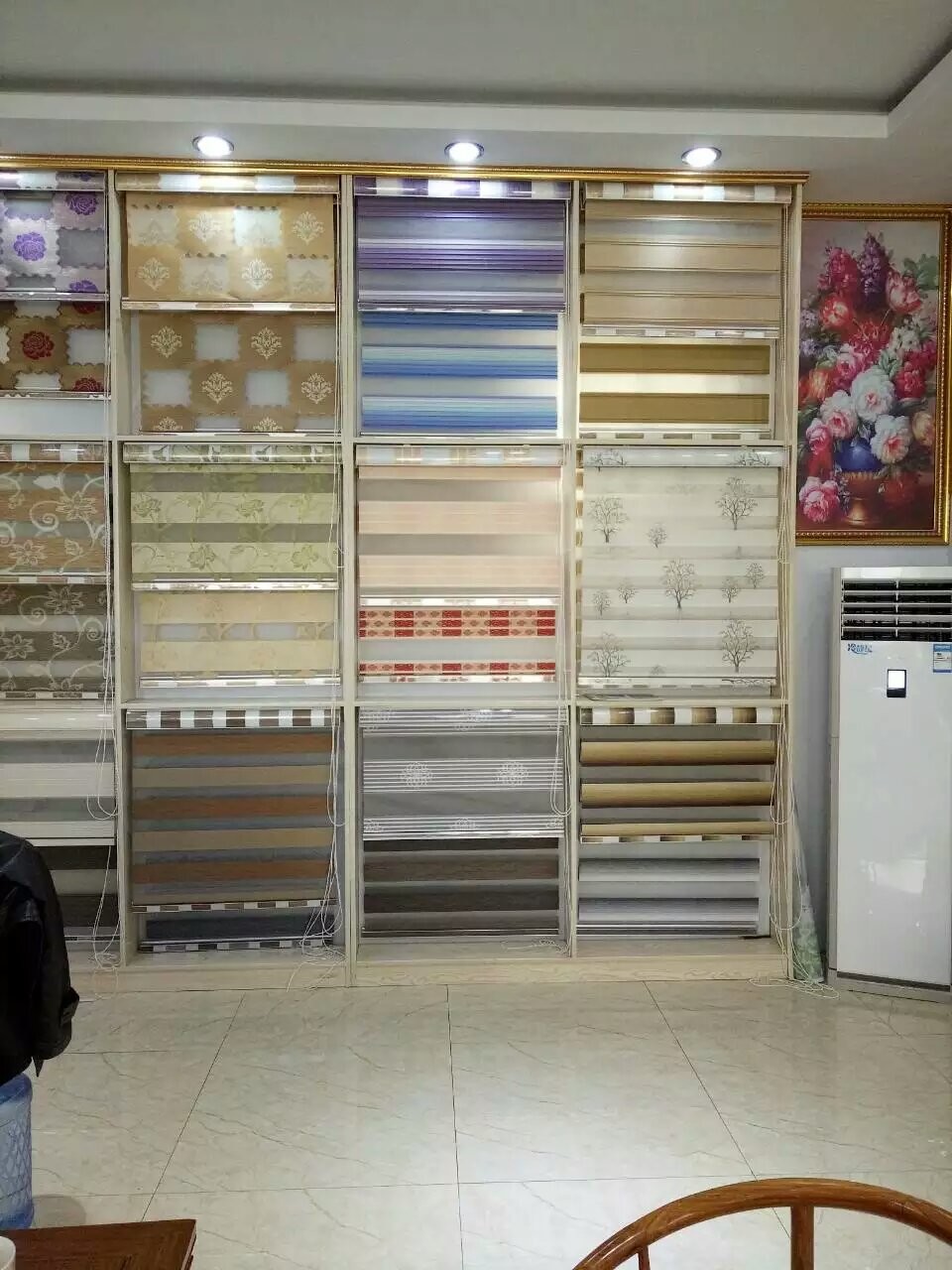 cheap price zebra blinds double layer roller shutter day night blinds sheer zebra blinds fabric,elegant roller zebra