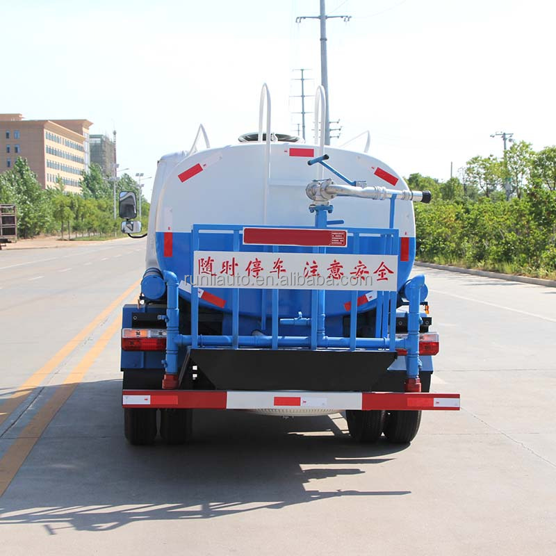 China Factory DFAC DongFeng 5000 Litres 5CBM Water Bowser Sprinkle Tank Truck Watering Cart Water Truck