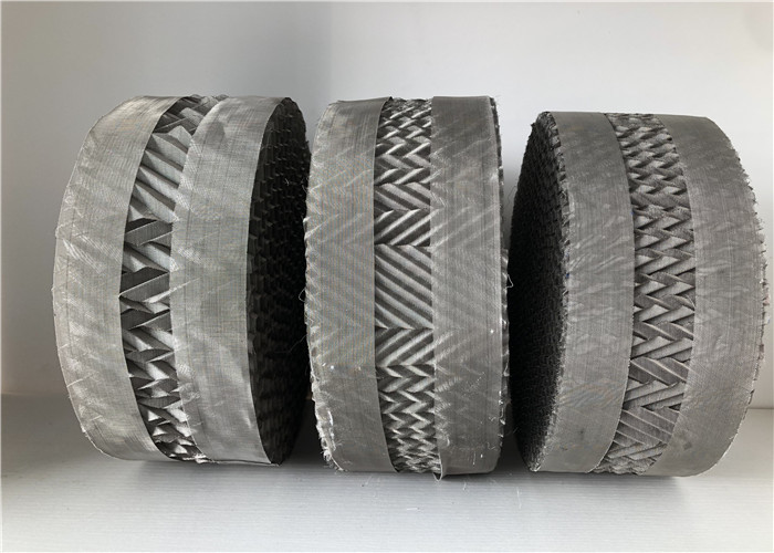 SS 316l Corrugated Metal Structure Packing For Absorption / Scrubbing