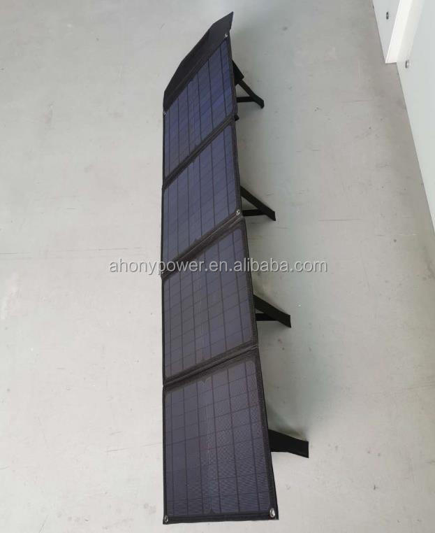 Monocrystalline Folding Solar Kit 50w 100w Fold Up Solar Blanket For Motorhome RV