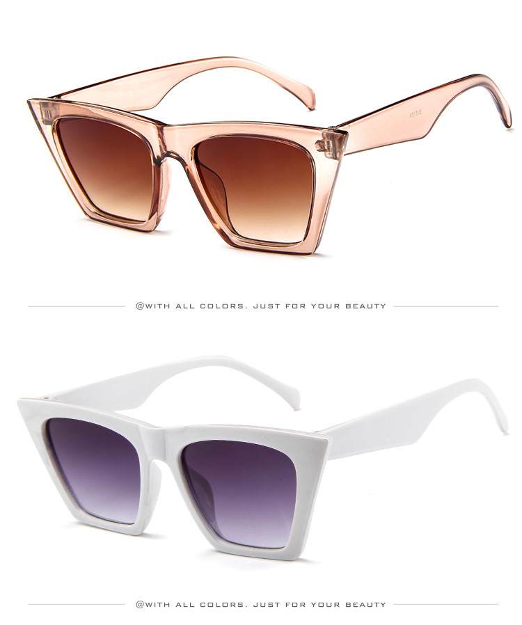 Retro Luxury Sunglasses BSCI Women'S Plastic Candy Color Glasses Outdoor Travel