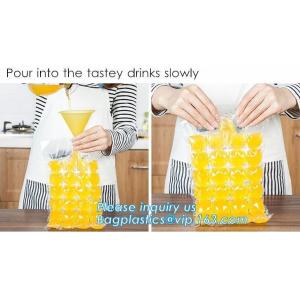 Disposable Ice Cube Tray Mold Water Injection Cocktail Makes Ice bag, self