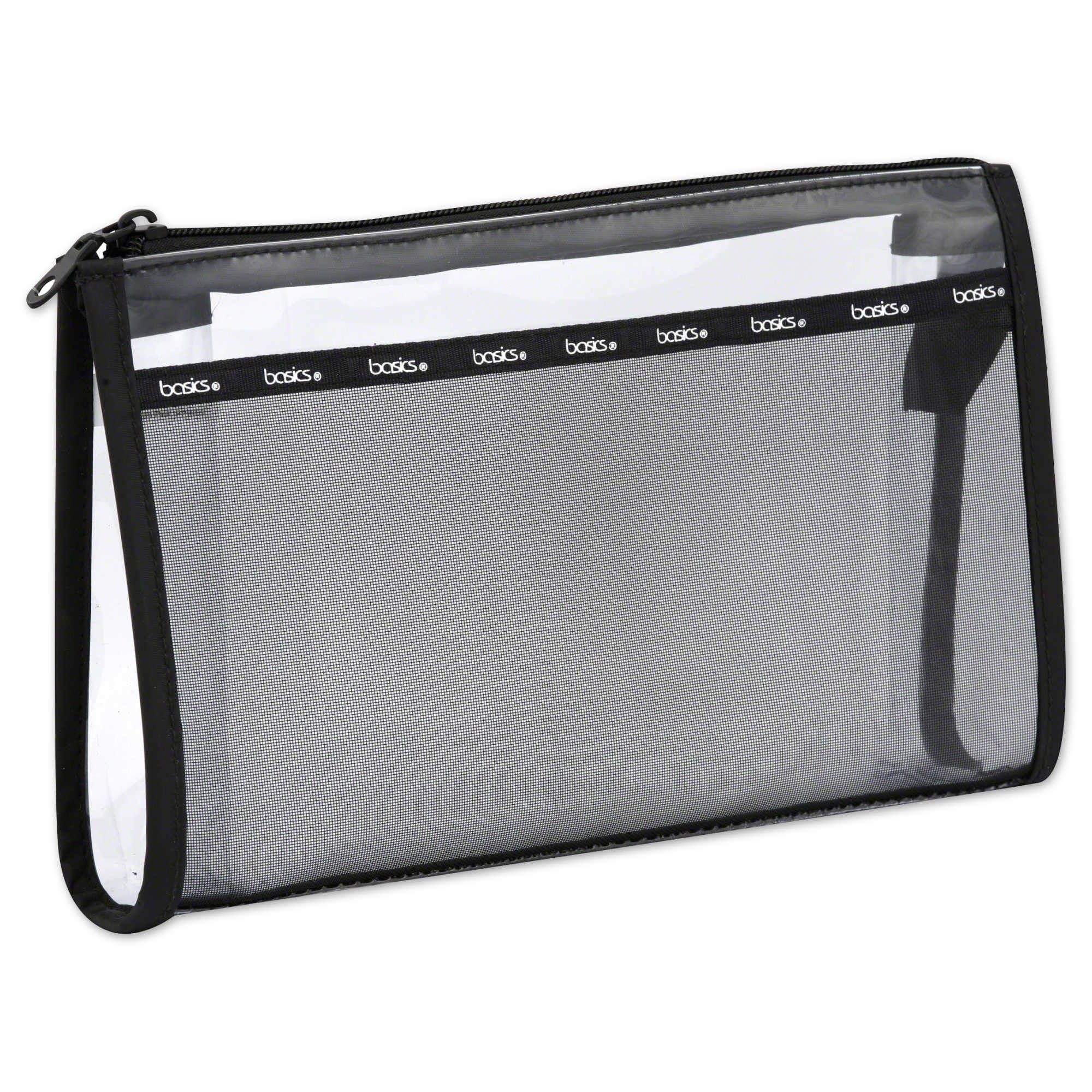 Cosmetic Makeup Toiletry Clear PVC Travel Bath Wash Bag Holder Pouch Kit black