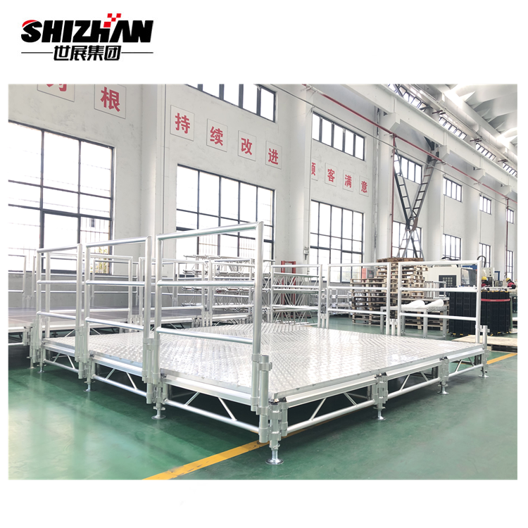 aluminium portable indoor mobile stage