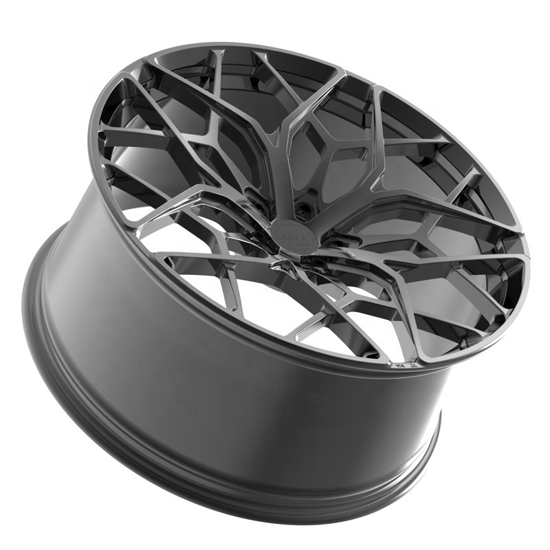 Centerlock type bright colour painting Forged Custom Wheels 18 19 Inch With Black Machine Face rims