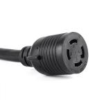 Blue NEMA 6-50P to Female NEMA L14-30R RV Extension Cord for Welder Plug to 4