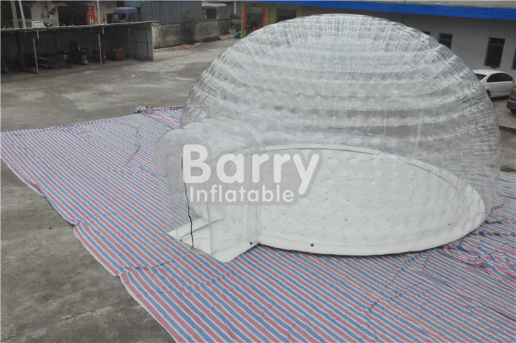 Transparent Inflatable Bubble Tent , Outdoor Camping Air Tent With PVC Tarpaulin