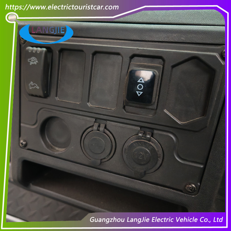 2 Seater 48V Battery Hotel Buggy Car With Cargo for Transport Luggage