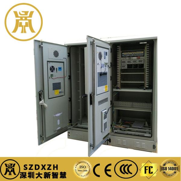 Two Bay Anticorrosion Outdoor Waterproof Electrical Cabinet For Network FTTH CE
