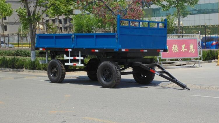 13 Ton Capacity Axle Small Mini Tractor Trailer for Walking Tractor