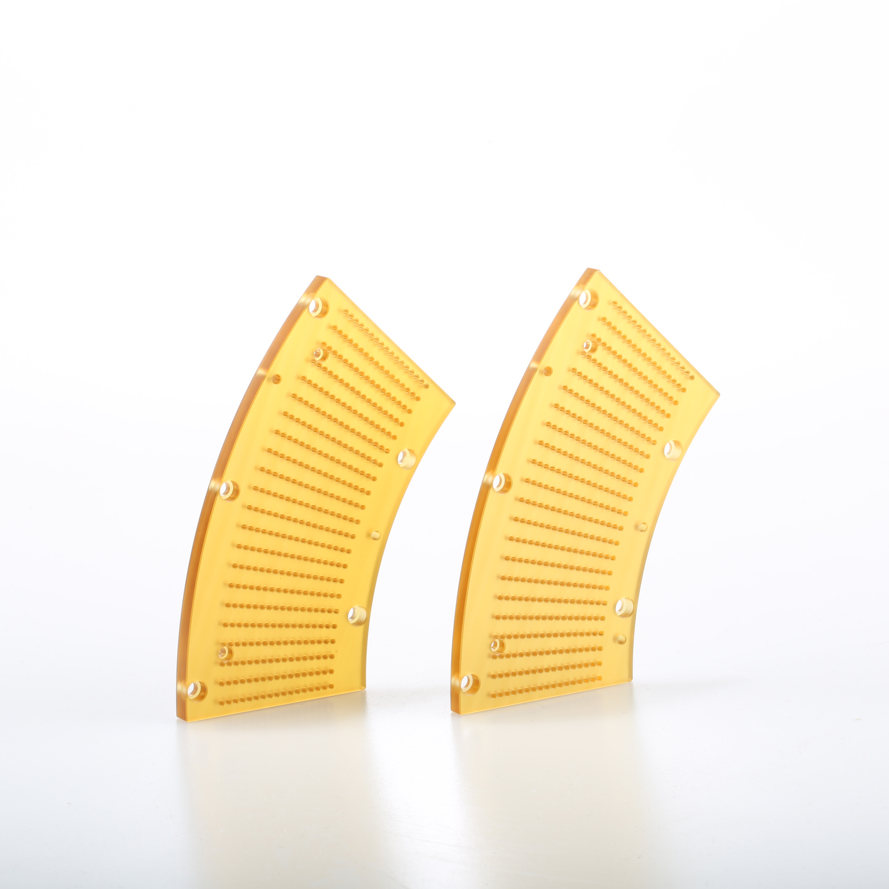 PAI PA6 / PA66 Nylon Machined Plastic Components 5 Axis Machining Service