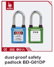 Key Retaining Jacket Safety Padlock , Laser Printing Lock Out Tag Out Locks