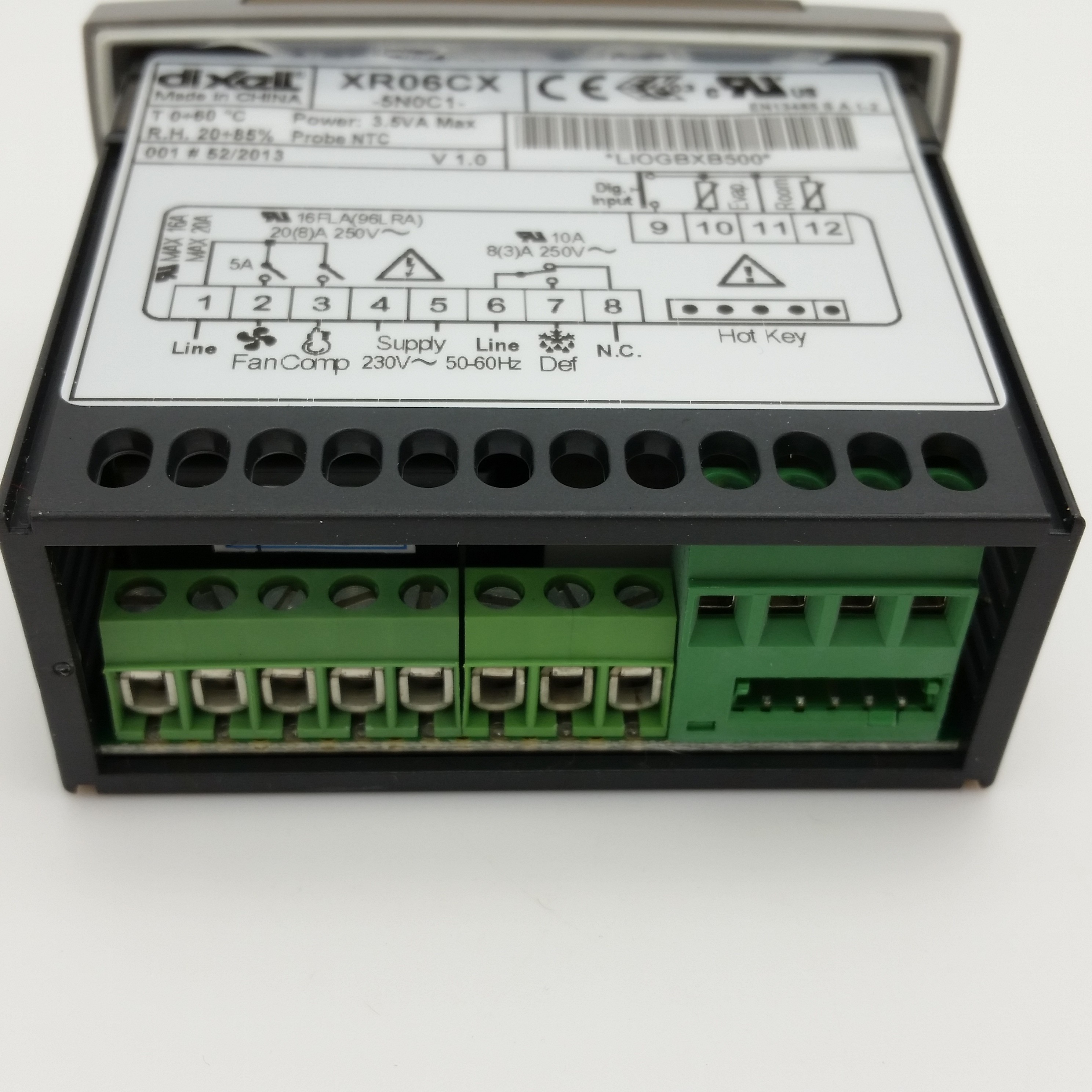 2 NTC Probe Dixell Digital Refrigeration Controller XR06CX-5N0C1