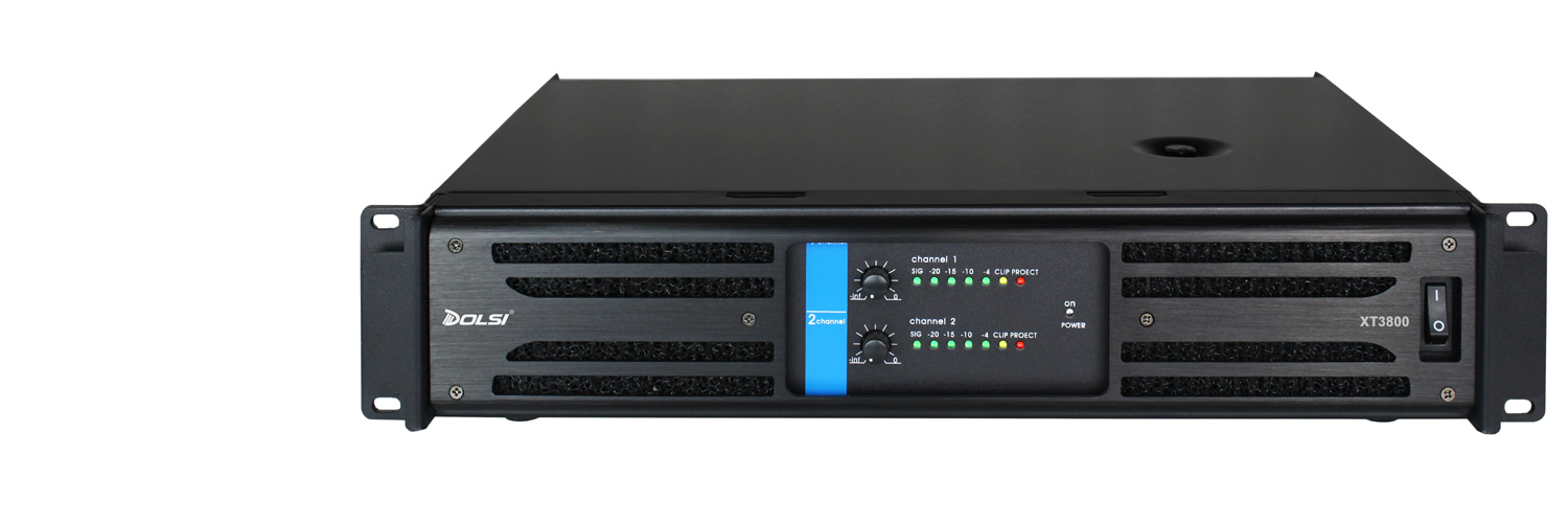 1200 Watt Double Channel 2 U Professional Power Amplifier