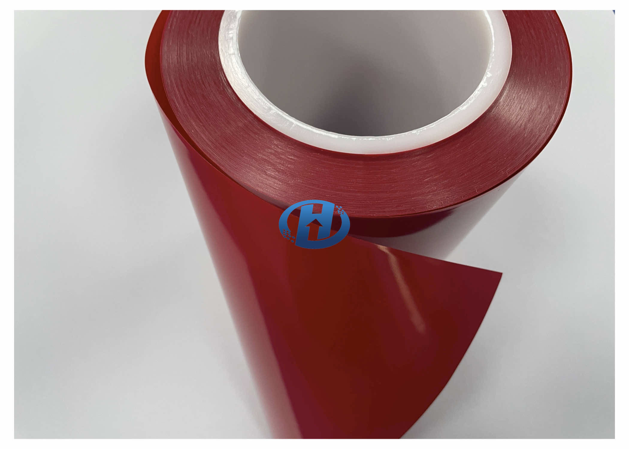 120 μm LDPE Release Film Red Double Side UV Cured Silicone Coating film mainly for tape applications