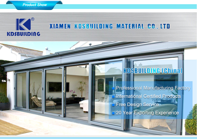 KDSBuilding Modern Design Hot Sale Guangdong Aluminium Alloy Profile Folding Up Doors And Windows