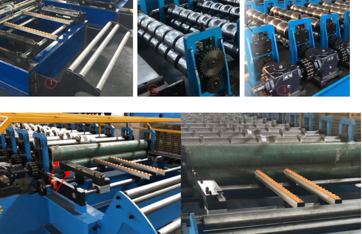 details of roofing sheet machine