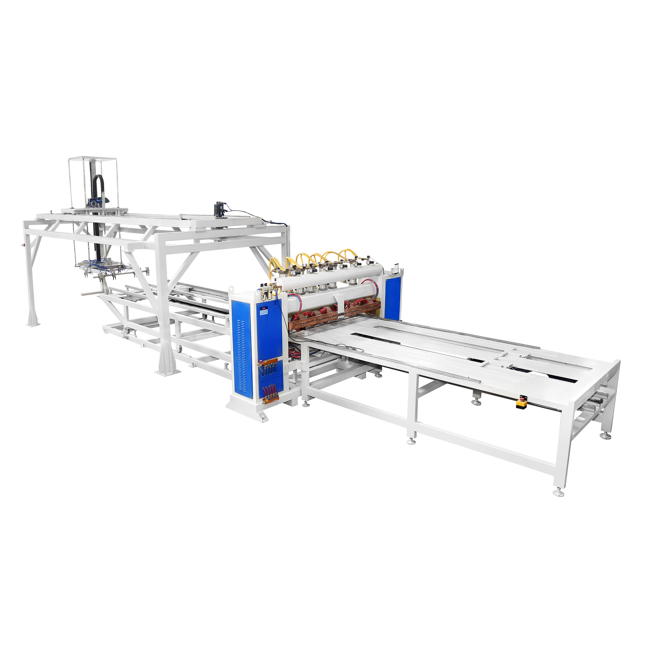 HWASHI Welding Equipment Automatic Gantry Style Multi Head Spot Row Welding Machine For Wire Mesh Hot Product Provided 2 - 8 Mm