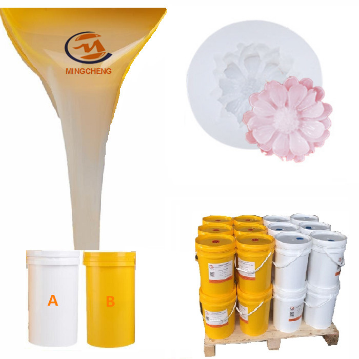 1 1 Liquid Platinum Silicone Rubber for Craft Molds Making High Viscosity 9000±2000 cps