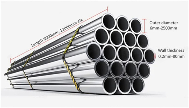 Customized Length Seamless Stainless Steel Pipe Polishing SS SMLS Pipe