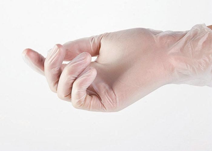 Food Safe Clear Vinyl Medical Vinyl Gloves Thick Heavy Duty Resilience