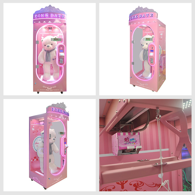 Cheap Amusement Park Coin Operated Skill Magic Cut 3 Win Arcade Gift Vending Game Machine with bill acceptor