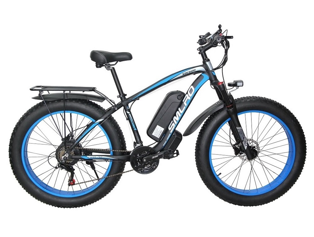 17500mah 26 Inch Fat Tire Electric Bike Brushless Geared 50km/H