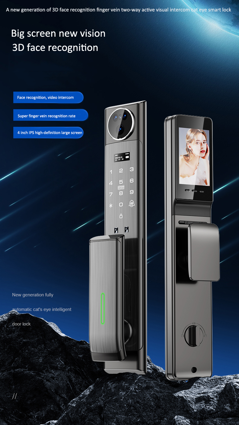 Xhome Video Call Lock Safety Apartment Electronic Door Locks
