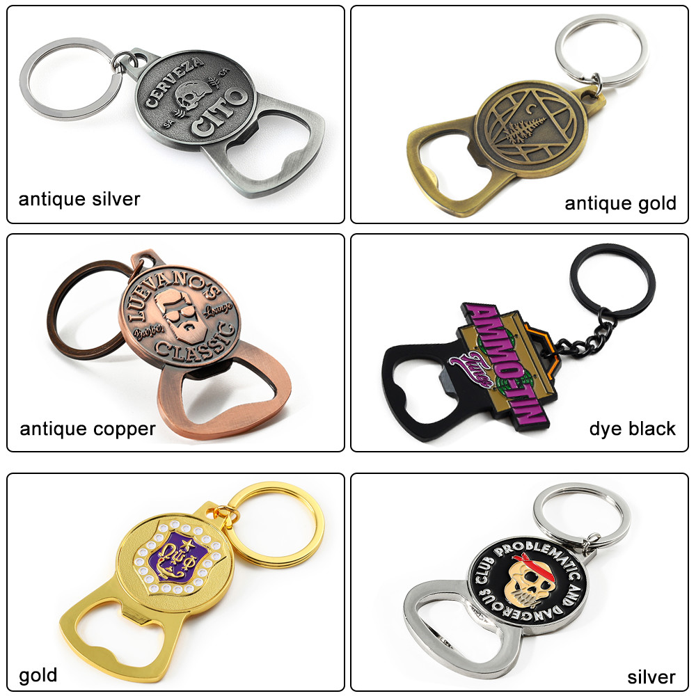 Custom Various Magnetic Metal Paint Bottle Opener Beer Bottle Opener
