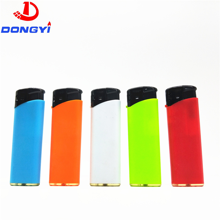 Cr Wholesale Promotional Electronic Gas Torch Lighter with Frost Painting