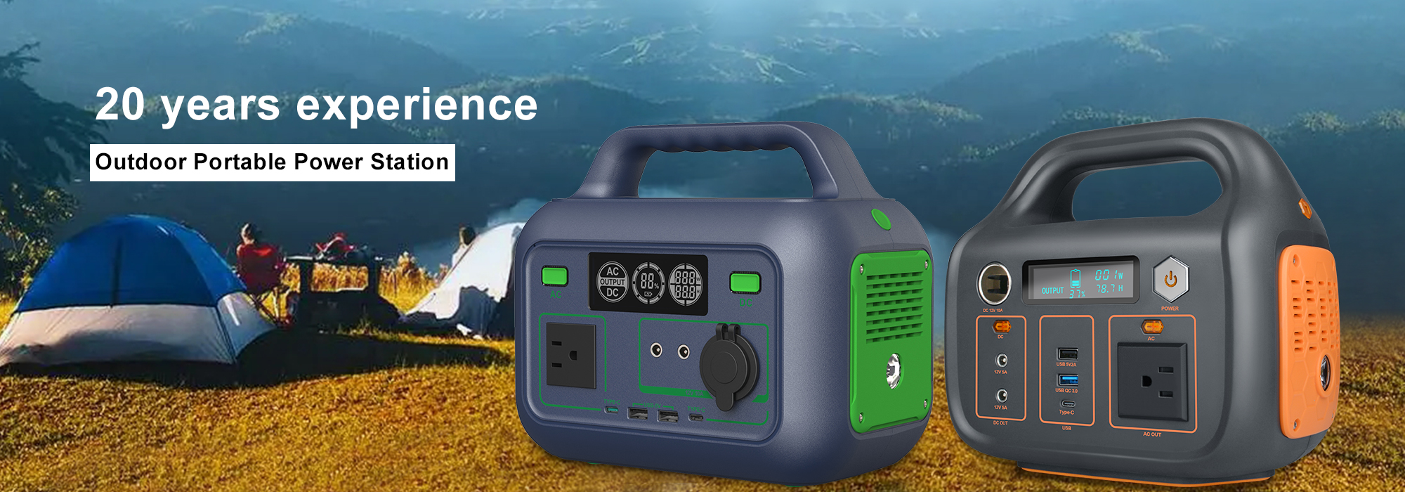 2022 Hot Product off Grid Energy System 220v 300w Lithium Portable Solar Power Station with Jump Start