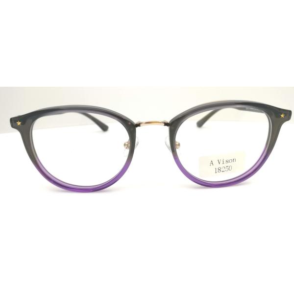 Quality Light-weight combined frame with acetate & titanium eyewear spectale frames for sale