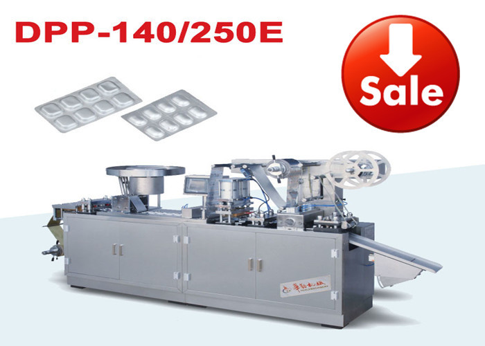 Aluminum Film Sealed Blister Packaging Machinery , Flat Type