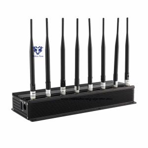 China Multi- Band  Omni-directional Antenna Remote Control WiFi 3G 4G 5g GSM Cell Phone Signal Jammer Meeting /Exam Room on sale