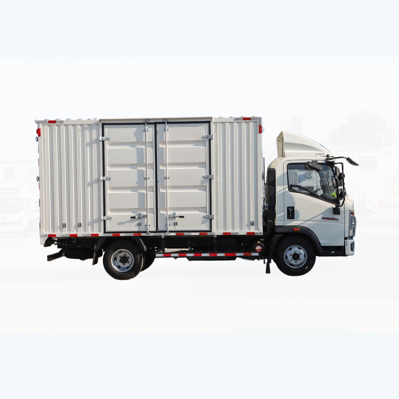 SINOTRUK Single Row Van Truck Freight Train Wagon Deliver Truck