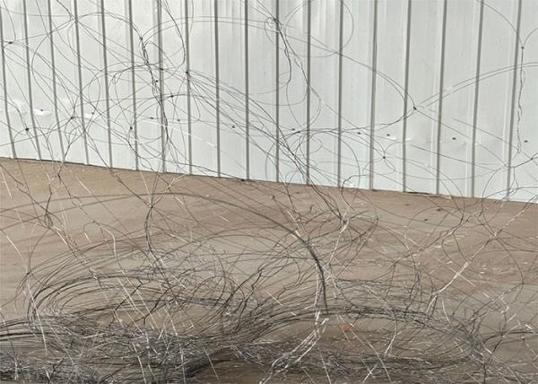Non-Explosive Barriers Winding Net Obstacle Tank Barrier Mesh Garland Woven