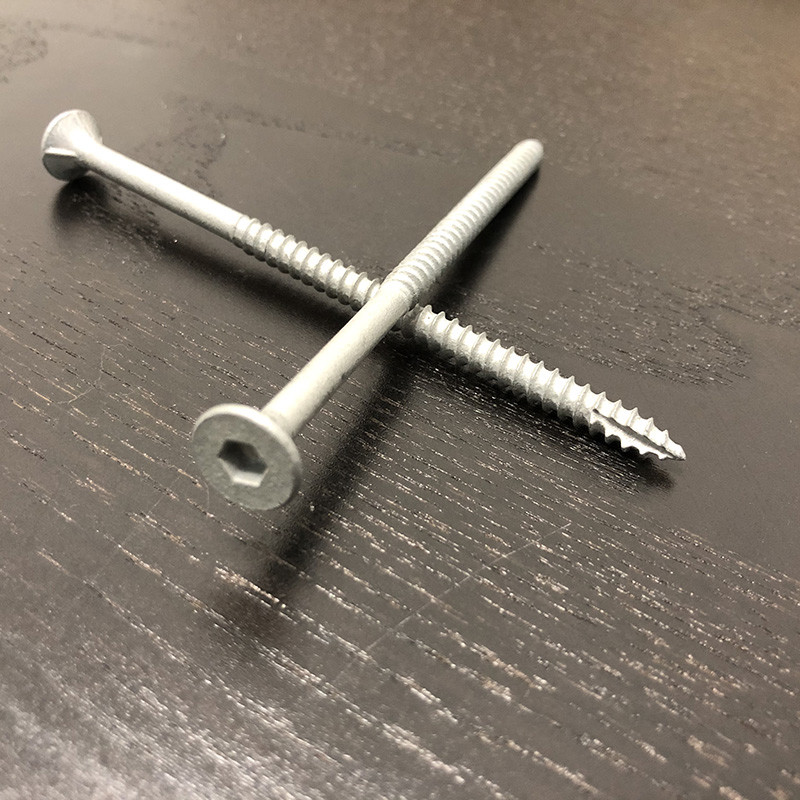 Type 17 Hex Head Wood Deck Screws Class 4 Galvanised 14g 10 X 125mm