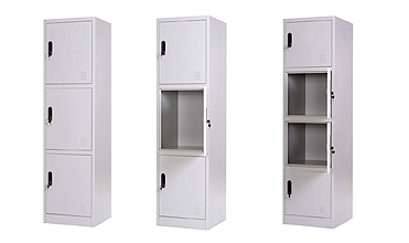 380mm Width 1850mm Height Stainless Steel Lockers