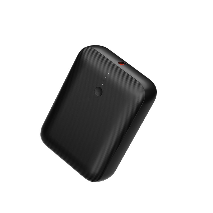 Fast Charging Mini Power Bank 10000mAh ABS Material Black / White