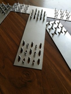 Standard Wood Connector Perforated Nail Plate for Wood Construction Roof Trusses