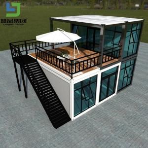  Corrugated Color Steel Sheet Prefab Container Homes Anti Earthquake Windproof Manufactures