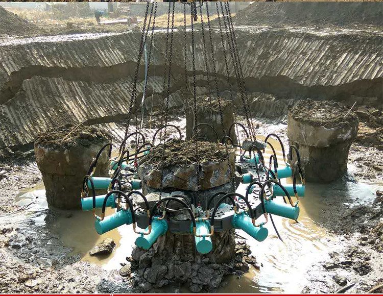 BYMK-180S Hydraulic Concrete Pile Breaker/Cutter for your piles construction manufacturer