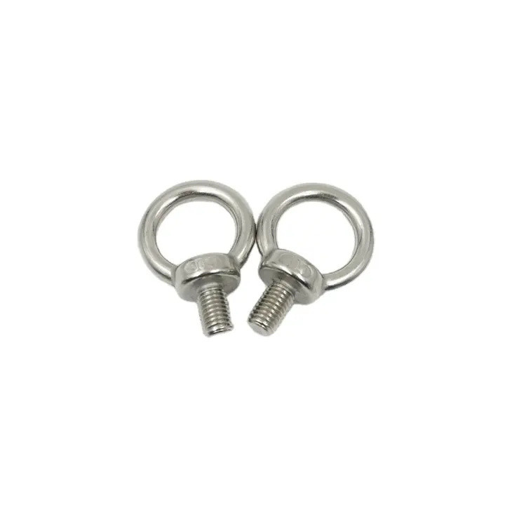 Light Weight DIN / ANSI / GB Standard Round Eye Bolts and Nuts With Metric Right Hand Thread